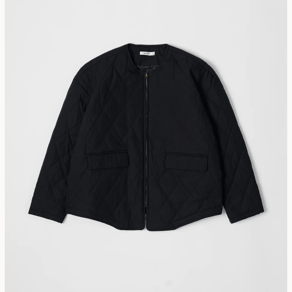 Vici Black Quilted Utility Jacket - image 1